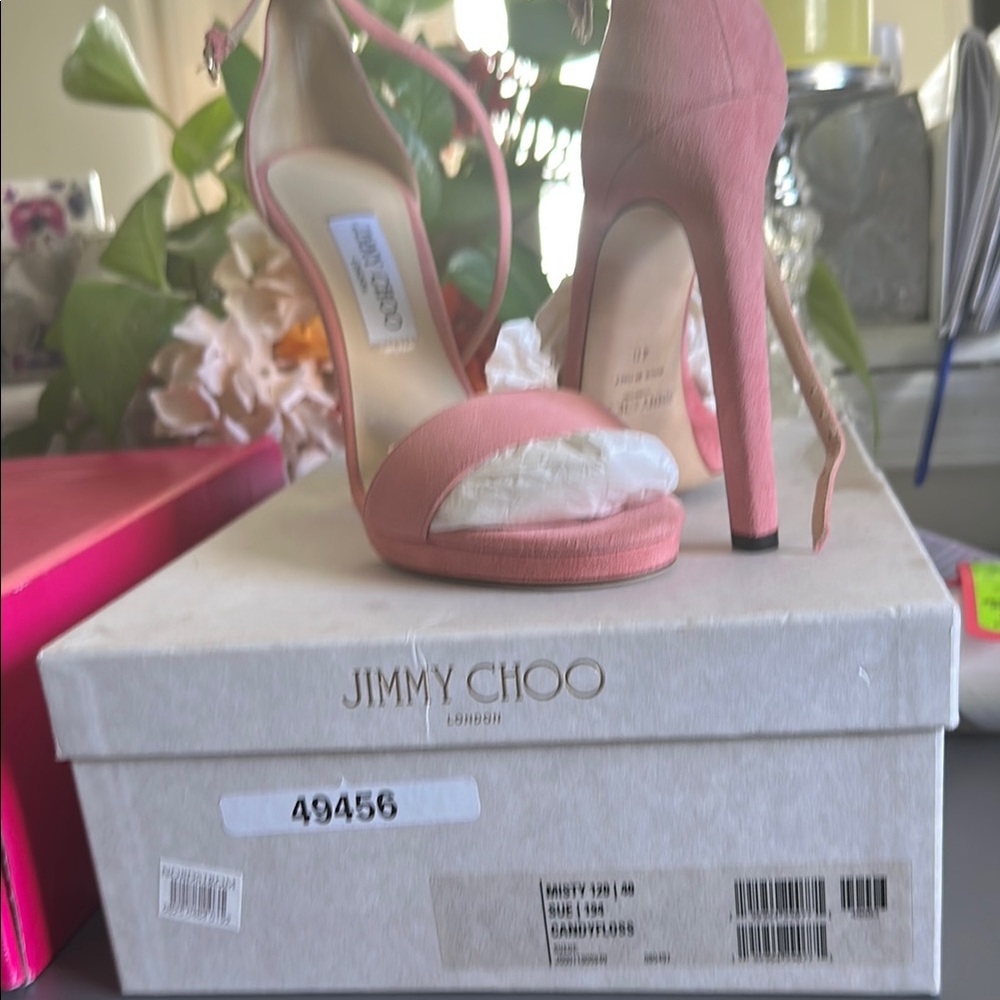Jimmy Choo CandyFloss High Heel Sandals - Picture 7 of 7